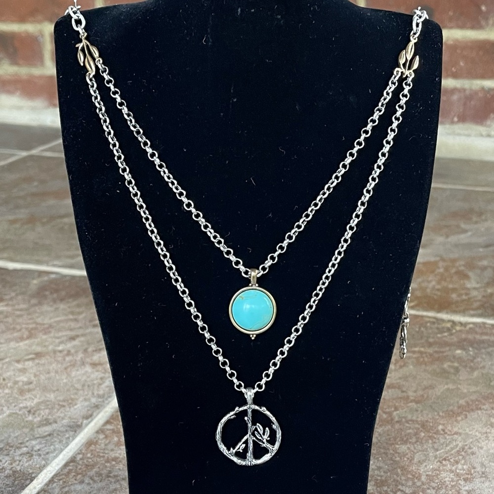 Lucky Brand Reversible Double Stack Silver Gold T… - image 2